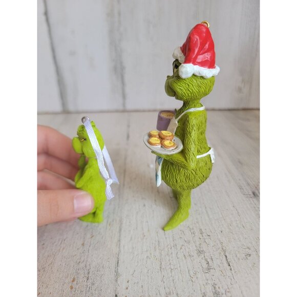 Jim Shore Grinch cookies for Santa ornament Xmas set - Picture 4 of 6